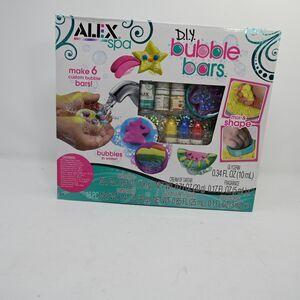 Alex Spa DIY Bubble Bars Kit Kids Bath Craft Set Sealed